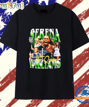 The Queen Serena Williams Picture Collage T Shirt