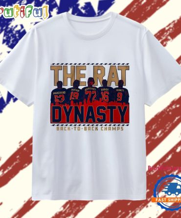 The Rat Dynasty Florida Panthers Hockey Back To Back Champs T Shirt