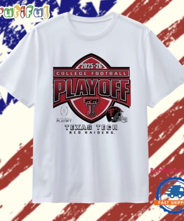The Texas Tech Red Raiders 2025-2026 Cfp Logo Helmet T Shirt
