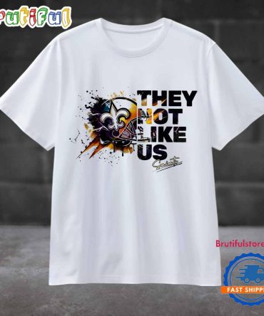 They Not Like Us New Orleans Saints Football Helmet T Shirt