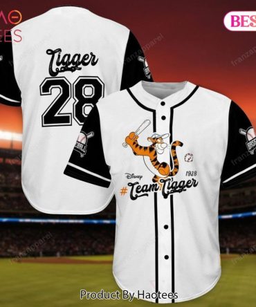 Tigger Baseball Jersey - Disney Team Tigger Limited Edition 1928 - Perfect Gift For Fans!