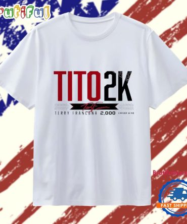 Tito 2K Terry Francona 2000 Wins Signature T Shirt