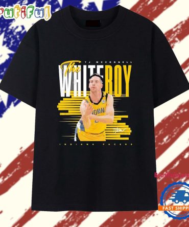 Tj Mcconnell Indiana Pacers The White Boy Signature T Shirt
