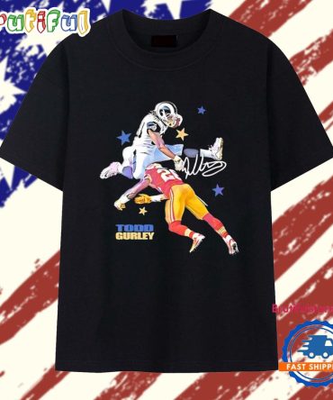 Todd Gurley Los Angeles Rams Football Nfl Signature T Shirt