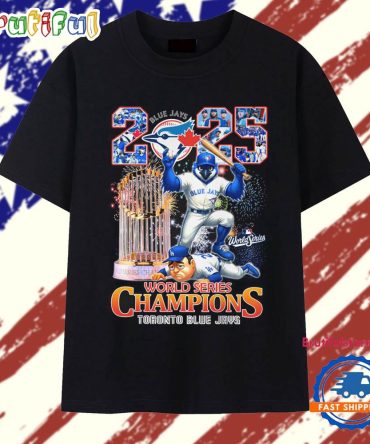 Toronto Blue Jays 2025 Baseball World Series Champions Mascot Vintage T Shirt