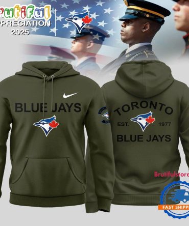 Toronto Blue Jays 2025 Military Appreciation Limited Edition Hoodie
