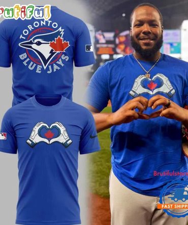 Toronto Blue Jays 2025 Mlb Hand Heart Maple Leaf T Shirt