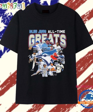 Toronto Blue Jays All Time Greats Signatures T Shirt