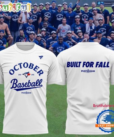Toronto Blue Jays October Baseball Postseason 2025 White Shirt