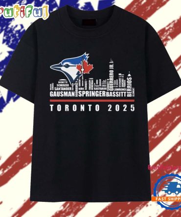 Toronto Blue Jays Palyer Name 2025 Vintage T Shirt