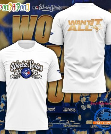 Toronto Blue Jays World Series American National 2025 White T Shirt