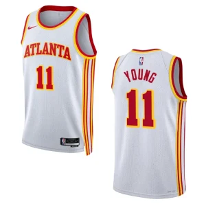 Atlanta Hawks Trae Young 2022-23 Association Edition White Swingman Jersey - Alzaintravels