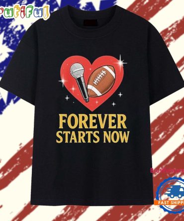 Travis And Taylor Forever Starts Now Engagement Era 2025 T Shirt
