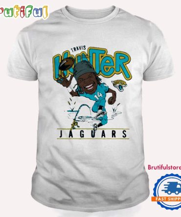 Travis Hunter Jacksonville Jaguars Caricature T Shirt
