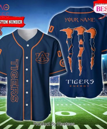 Custom Auburn Tigers Jersey - Personalized Name & Number - Perfect Gift For Fans