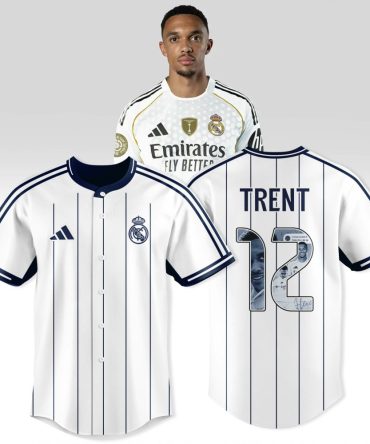 Trent Alexander Arnold #12 Real Madrid Personalized Baseball Jersey For Fans