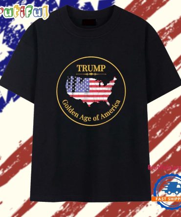 Trump Golden Age Of America Map T Shirt