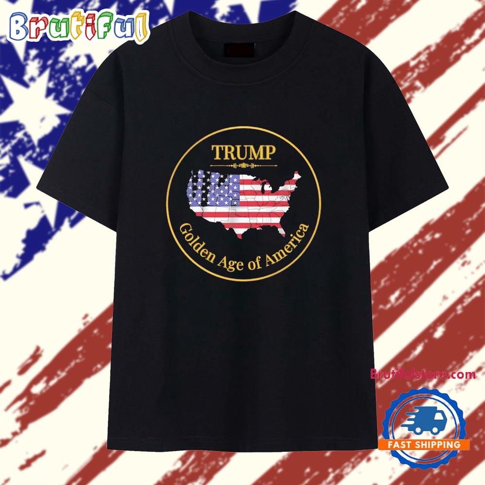 Trump Golden Age Of America Map T Shirt