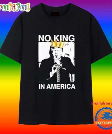 Trump No King In America Gun Suicide T Shirt