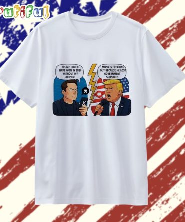 Trump Vs Elon Musk Political Debate 2025 T Shirt