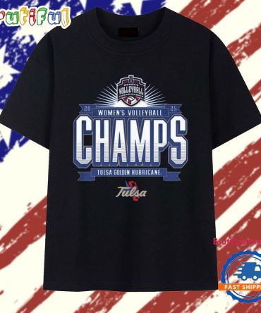 Tulsa Golden Hurricane 2025 Women’S Volleyball Champions T Shirt