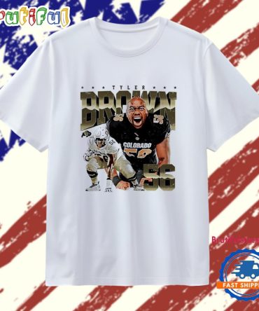 Tyler Brown Colorado Football Player Caricature T Shirt