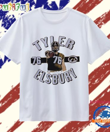 Tyler Elsbury Spring Season Iowa Hawkeyes T Shirt