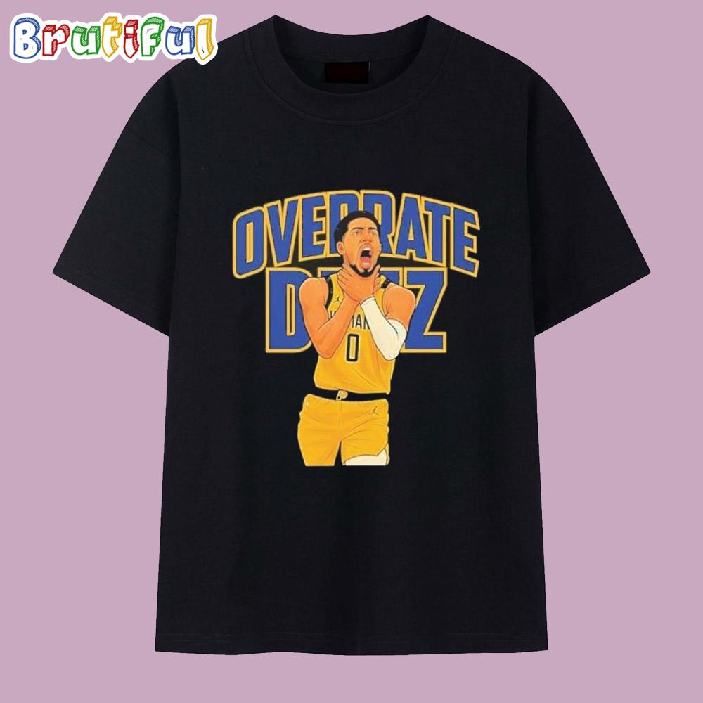 Tyrese Haliburton Choke Overrate Deez T Shirt