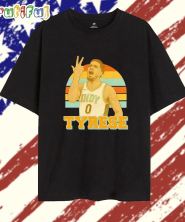 Tyrese Haliburton Indiana Pacers Basketball Retro T Shirt