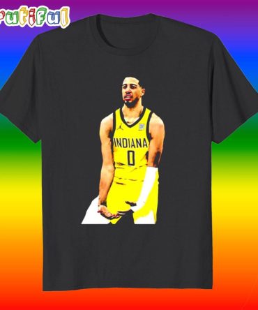 Tyrese Haliburton Indiana Pacers Player Cartoon T Shirt