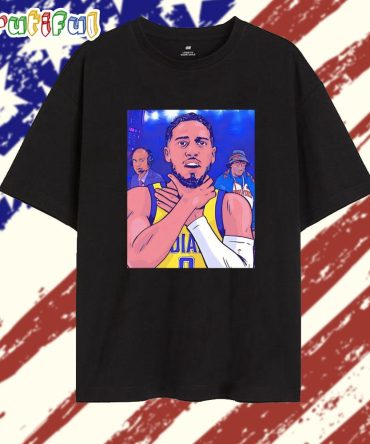 Tyrese Haliburton Pacers Choke Art T Shirt