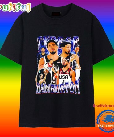 Tyrese Haliburton Usa Graphic T Shirt