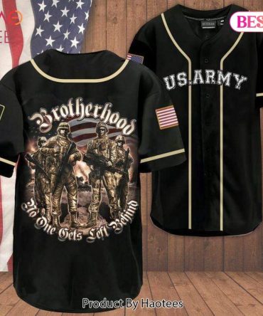 Us Army Brotherhood Baseball Jersey - Patriotic Design, Honor & Style For Veterans