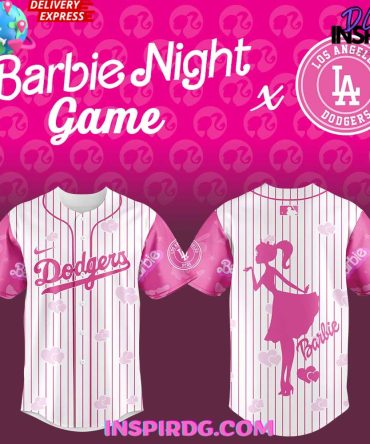 Los Angeles Dodgers Barbie Night Game 2025 Baseball Jersey