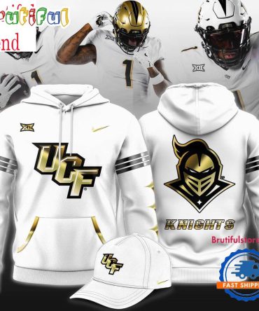 Ucf Knights Core Uniforms 2025 White Hoodie