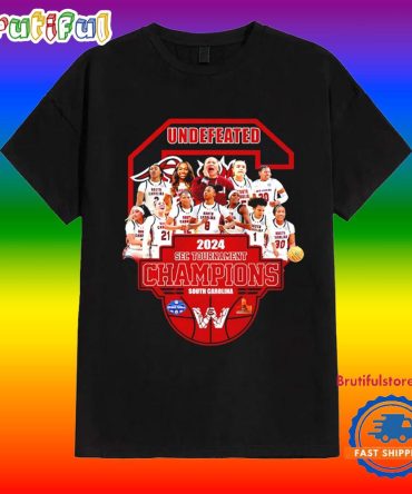 Undefeated South Carolina Gamecocks 24 Sec Tournament Champions T Shirt