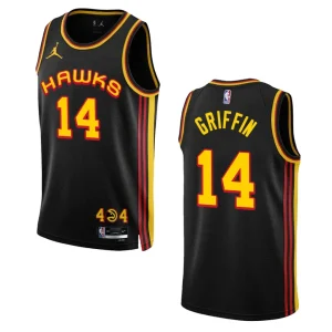 Hawks 2022-23 Statement Edition AJ Griffin Black Jersey Swingman - Alzaintravels