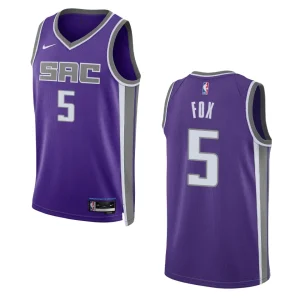 Kings 2022-23 Icon Edition De'Aaron Fox Purple Jersey Swingman - Alzaintravels