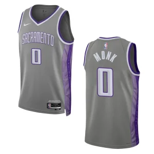 Kings 2022-23 City Edition Malik Monk Anthracite Jersey Swingman - Alzaintravels