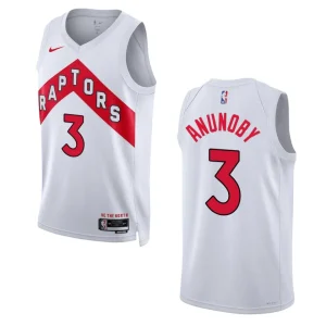 Raptors 2022-23 Association Edition OG Anunoby White Jersey Swingman - Alzaintravels