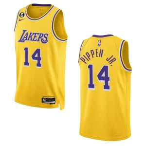 Lakers 2022-23 Icon Edition Scotty Pippen Jr. Yellow Jersey Swingman - Alzaintravels