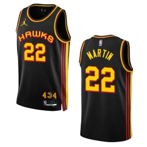 Hawks 2022-23 Statement Edition Tyrese Martin Black Jersey Swingman - Alzaintravels