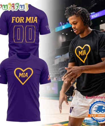 University Of Washington For Mia 2025 Custom 3D Shirt