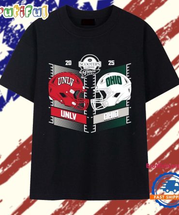 Unlv Rebels Vs. Ohio Bobcats 2025 Frisco Bowl Head To Head T Shirt