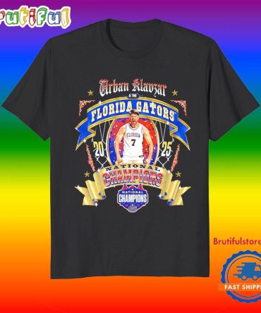 Urban Klavzar Florida Gators 2025 National Champions T Shirt