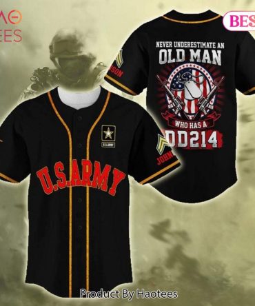 U.S. Army Veteran Baseball Jersey - Dd214 Pride - Perfect Patriotic Gift For Men