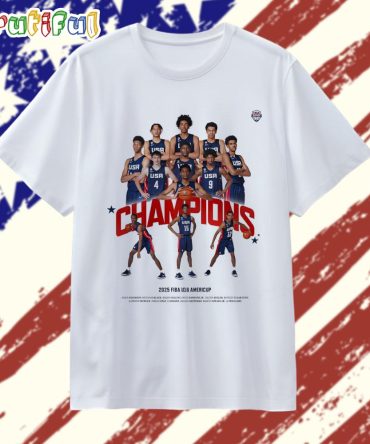 Usa Basketball 2025 Fiba U16 Americup Champions T Shirt