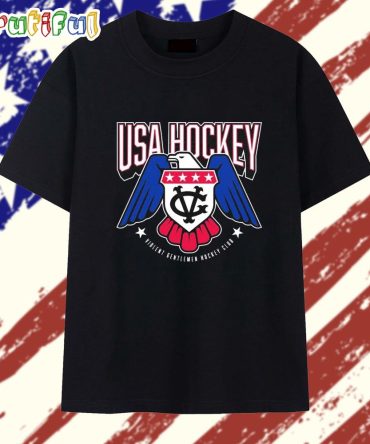 Usa Hockey Violent Gentlemen Hockey Club T Shirt