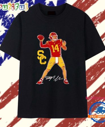 Usc Trojans Football Jayden Maiava Superstar Pose Signature T Shirt