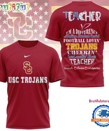 Usc Trojans Teacher Pride Unisex 3D Shirt